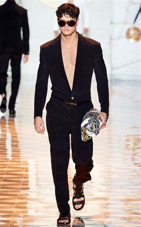 versace logo pants mens|Versace jumpsuit men.